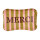 Rice Metall Tablett Merci - Emailletablett mit Stripe Delight Design