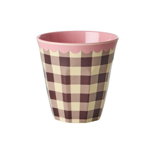 Check me out | Melamin Becher Medium | Rice - mittelgroßer robuster Becher