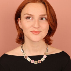 Taratata Ikat Kette - Sommer Schmuck in Gold und Silber - Ethno-Chic