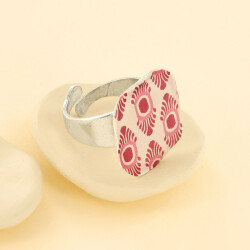 Taratata Ikat Ring - verstellbarer Ring mit Ethno-Muster