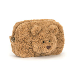Jellycat Bartholomew Bear Pouch - Kuschlige Teddy-Tasche