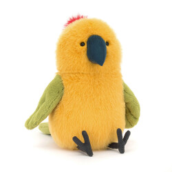 Jellycat Budgeby Parrot - Gelber Papagei als Kuscheltier