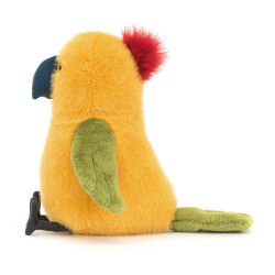Jellycat Budgeby Parrot - Gelber Papagei als Kuscheltier