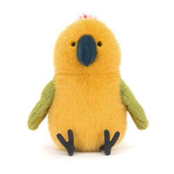 Jellycat Budgeby Parrot - Gelber Papagei als Kuscheltier