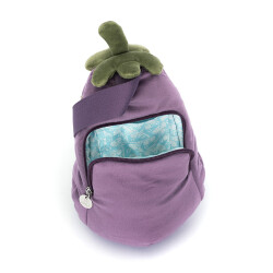 Jellycat Amuseables Aubergine Bum Bag - Weiche & witzige Umhängetasche