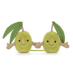 Jellycat Amuseables Pair of Olives - Fröhliche Oliven zum Kuscheln