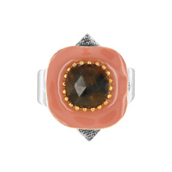 Taratata Ikat Ring Rose - Ring mit Rhodonit