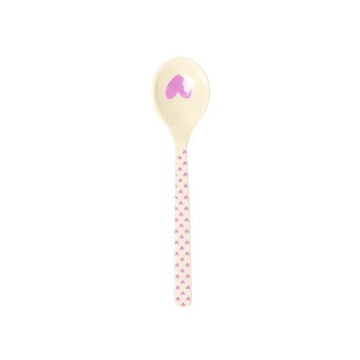 Favorite Hearts Pink | Melamin Teelöffel | Rice