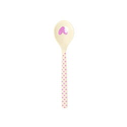 Favorite Hearts Pink | Melamin Teelöffel | Rice