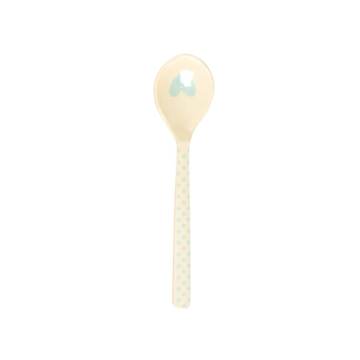 Favorite Hearts Mint | Melamin Teelöffel | Rice