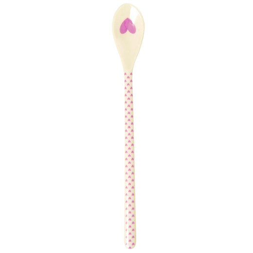Favorite Hearts Pink | Melamin Latte Löffel | Rice