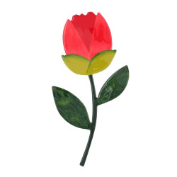 Taratata Wandschmuck Rosa Tulpe - Besondere Blumendeko
