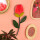 Taratata Wandschmuck Rosa Tulpe - Besondere Blumendeko
