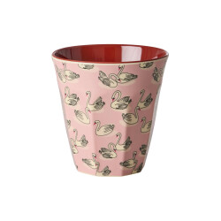Schwan | Melamin Becher Medium | Rice