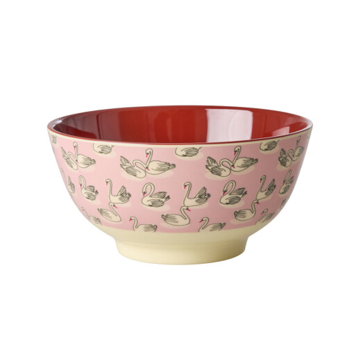 Schwan | Melamin Schüssel | Medium | Rice