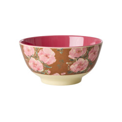 Floral Fiesta Rose | Melamin Schüssel Groß | Rice