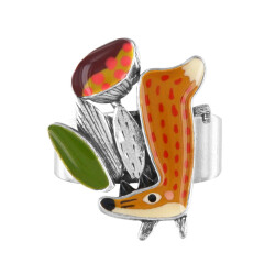 Taratata Fox Ring - Ring mit Fuchs und Pilz