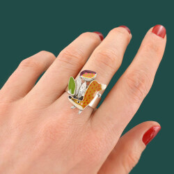 Taratata Fox Ring - Ring mit Fuchs und Pilz