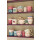 Hand Painted Hearts | Keramik Cappuccino Tasse | Cremeweiß | Rice