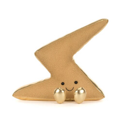 Jellycat Amuseables Zapperty - goldener Blitz als Stofftier