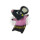 Taratata Disco Ring - Maus in Schwarz, Lila und Gold