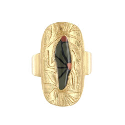 Taratata Art Nouveau Ring - Fingerring mit fein...