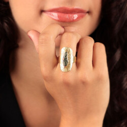 Taratata Art Nouveau Ring - Fingerring mit fein...