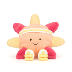 Jellycat Amuseables Sun Roller Skates - lustige Sonne auf Rollschuhen Plüschtier