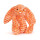 Jellycat Fizzleskip Bunny Orange - Bashful Bunny in Orange